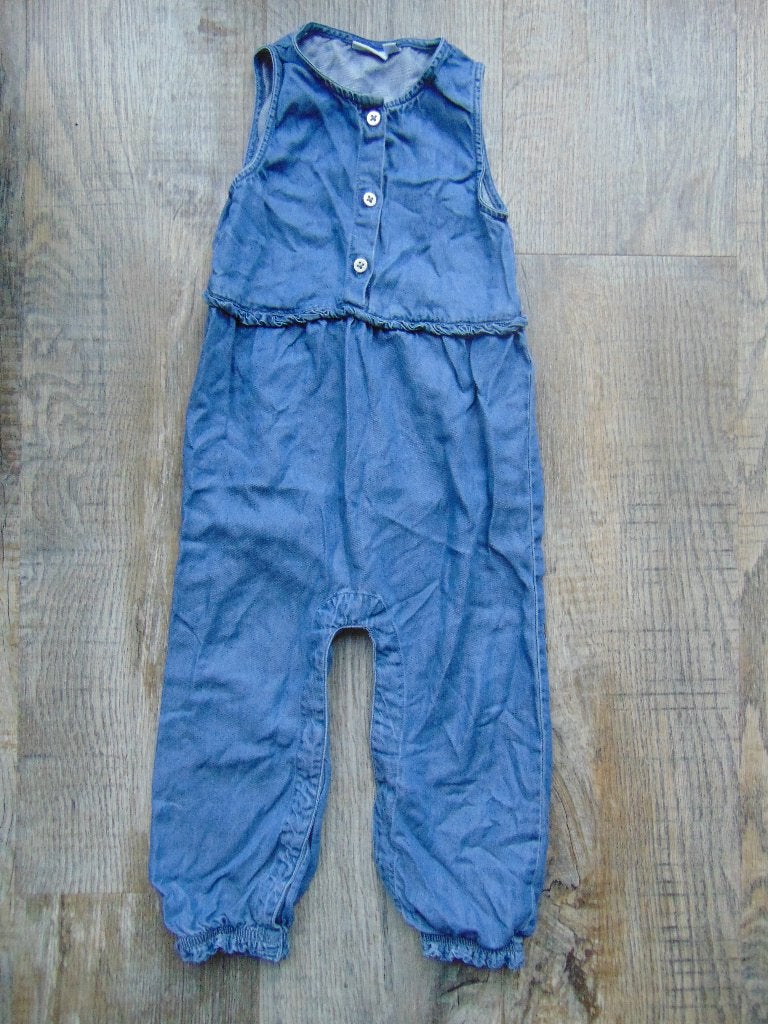 Name it jumpsuit blauw maat 86 broekpak, Meisje, Ophalen of Verzenden, Zo goed als nieuw, Pakje