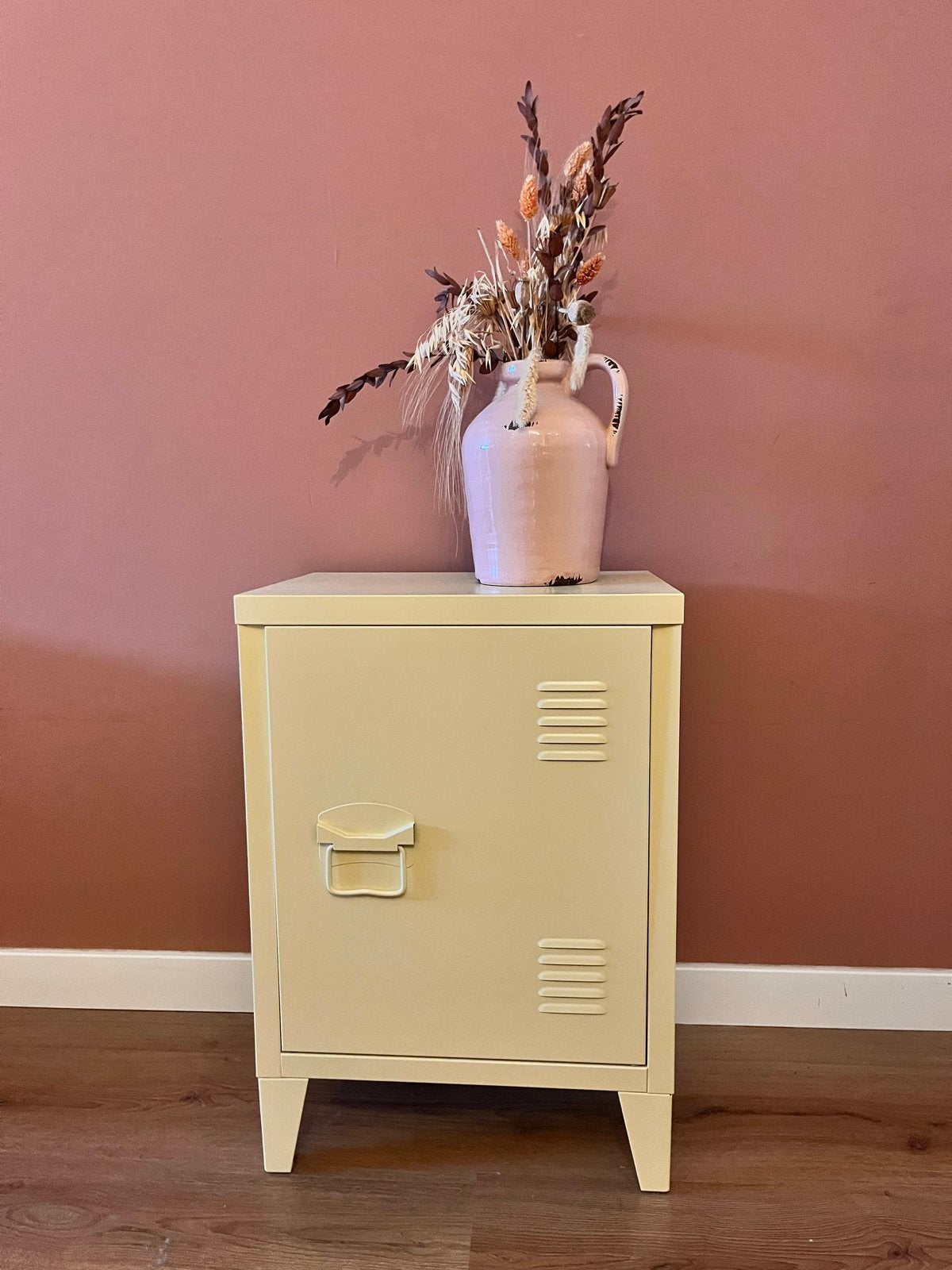 NOUS Living locker nachtkastje, Ophalen, Minder dan 45 cm, Metaal of Aluminium, 55 tot 70 cm