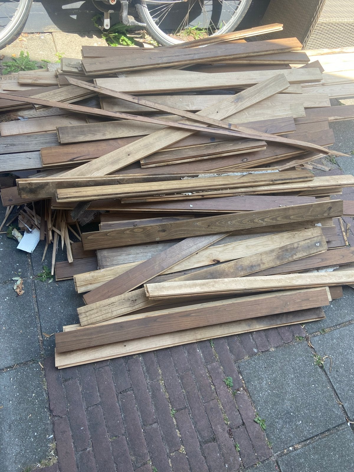 Gratis brandhout, Ophalen, Gebruikt, Minder dan 25 mm, Plank