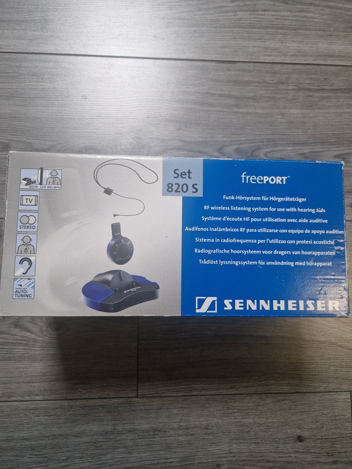 Sennheiser FreePort Set 820 S Draadloos Luisterhulp Systeem, Ophalen, Zo goed als nieuw