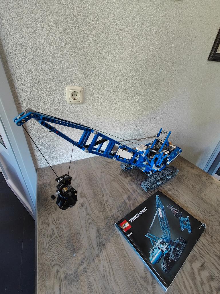 kraan 42042, Ophalen, Lego, Compleet, Zo goed als nieuw