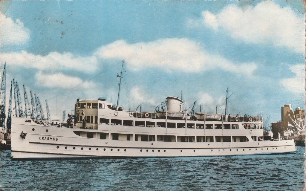 M.S Erasmus     Spido, Ophalen of Verzenden, Zo goed als nieuw, Motorboot, Kaart, Foto of Prent