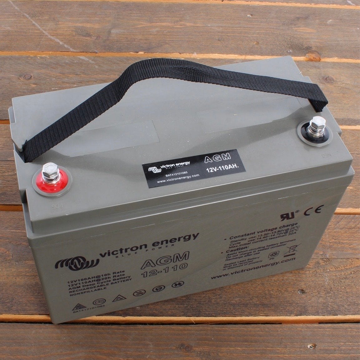 Victron Energy 12V 110Ah AGM Accu's (2 stuks), Ophalen, Gebruikt, Universele onderdelen