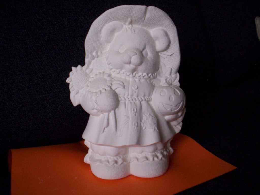 KERAMIEK nieuwe beelden  beren met pompoen of bal of eend, Ophalen of Verzenden, Nieuw