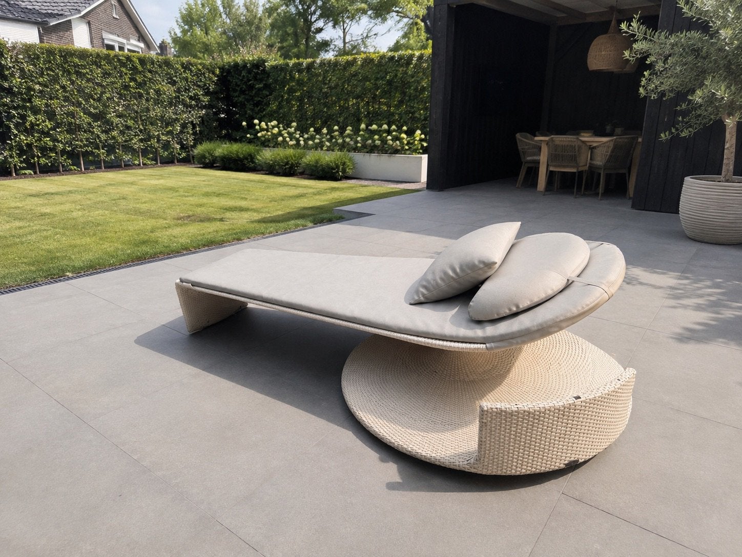 Dedon Summer Cloud ligbed, Ophalen, Zo goed als nieuw, Aluminium