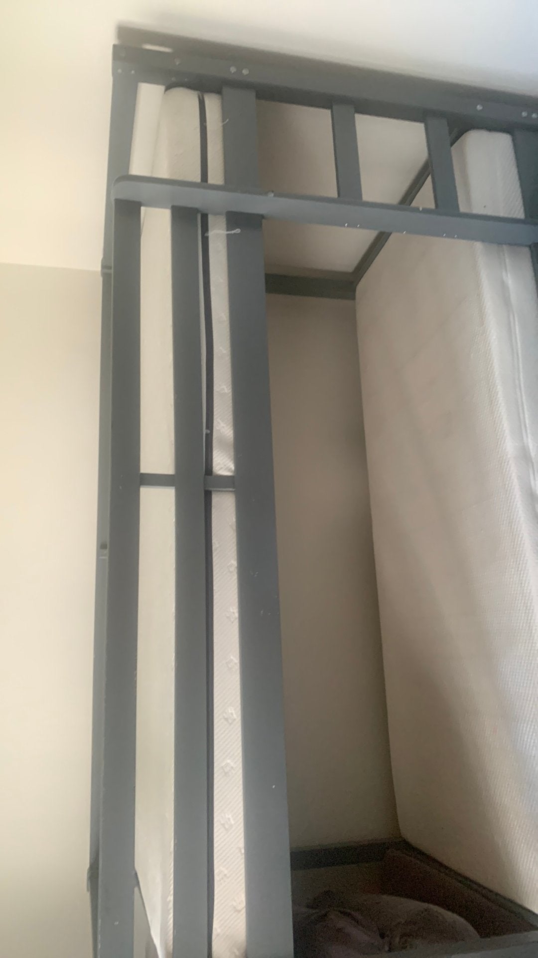 Leenbakker stappelbed, Hoogslaper, Tweepersoons, Zo goed als nieuw, 140 cm