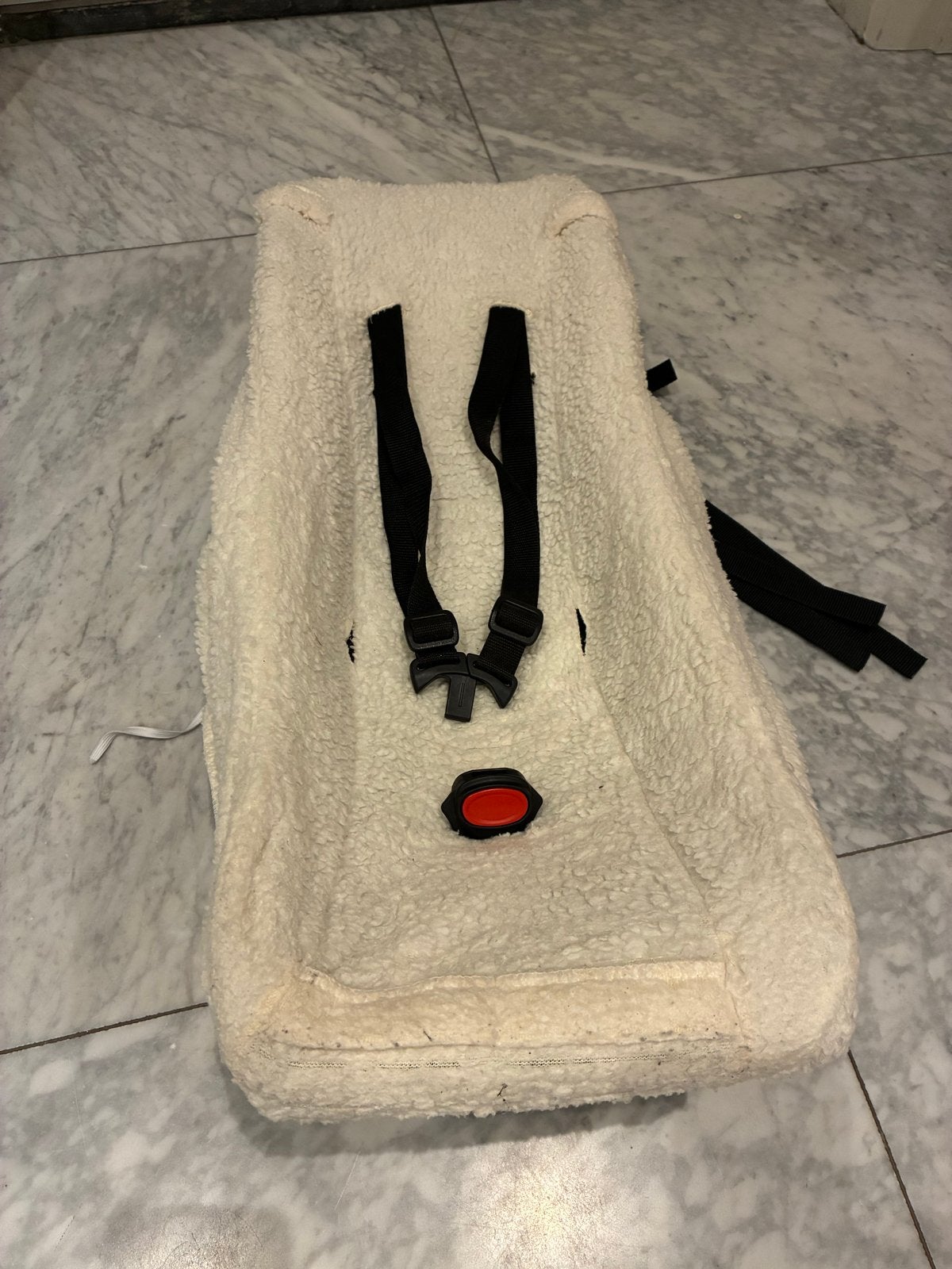 Melia babyschaal voor bakfiets, Ophalen of Verzenden, Gebruikt, 0 t/m 10 kg, Voorzitje