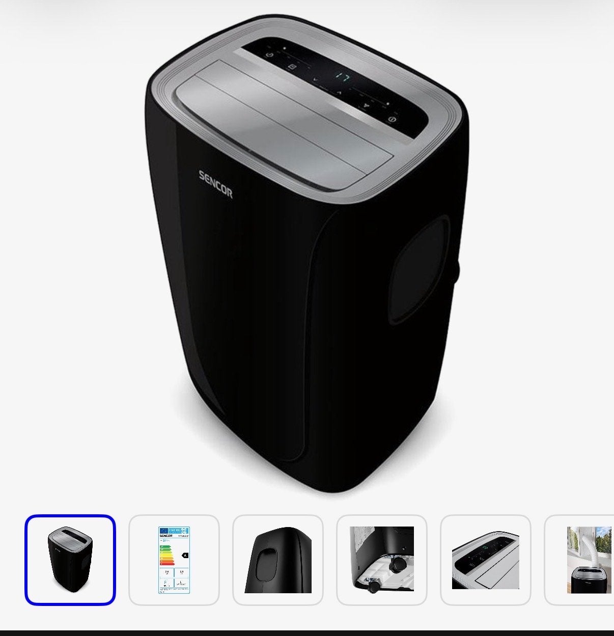 Zo goed als nieuwe Sencor Mobiele Airco - Slechts 1 jaar geb, Ophalen, Minder dan 60 m³, 3 snelheden of meer, Zo goed als nieuw