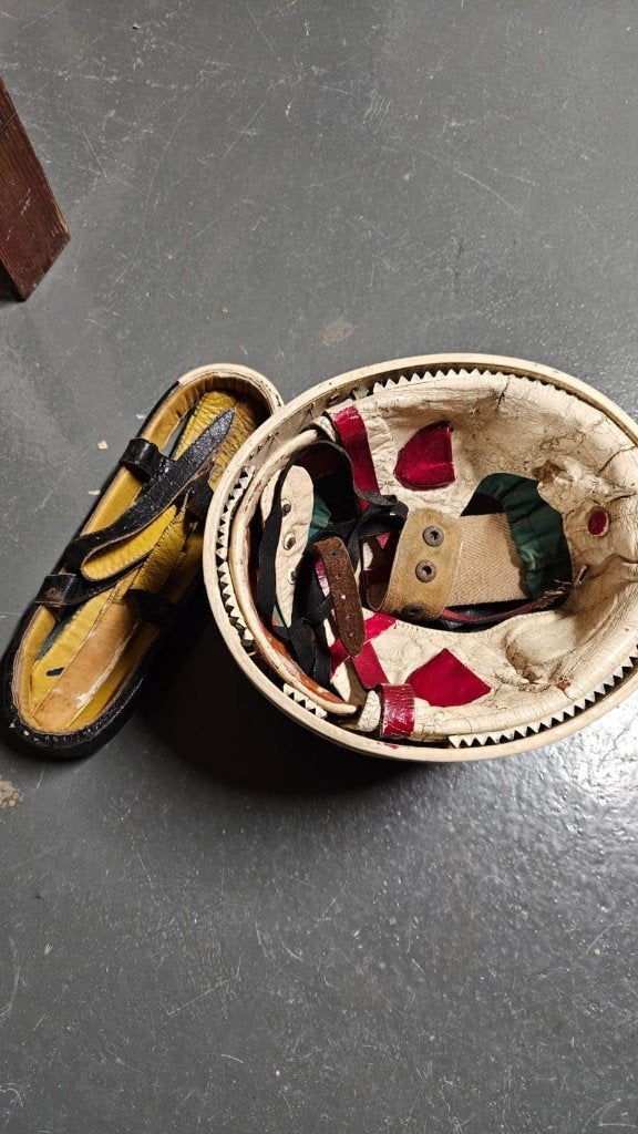 Vintage moterhelm, -, Jethelm, -, -