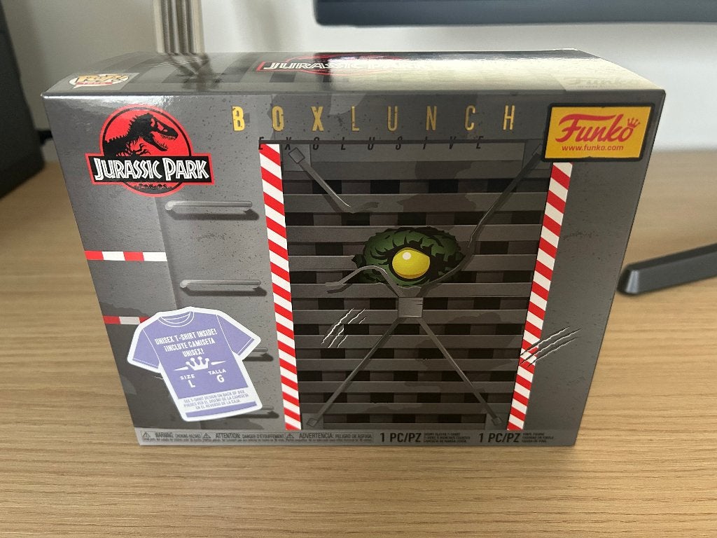 Funko Pop: Velociraptor Clever Girl Pop Vinyl & Tee, Verzamelen, Ophalen of Verzenden, Nieuw