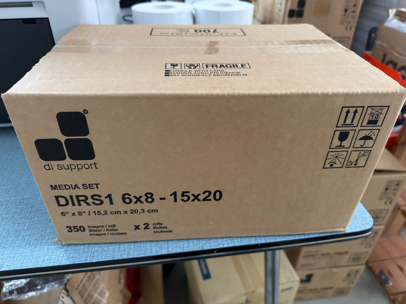 DNP DS-RX1 fotopapier 6x8 (15x20 cm) media sets 2 per doos, Ophalen, Nieuw, Overige typen