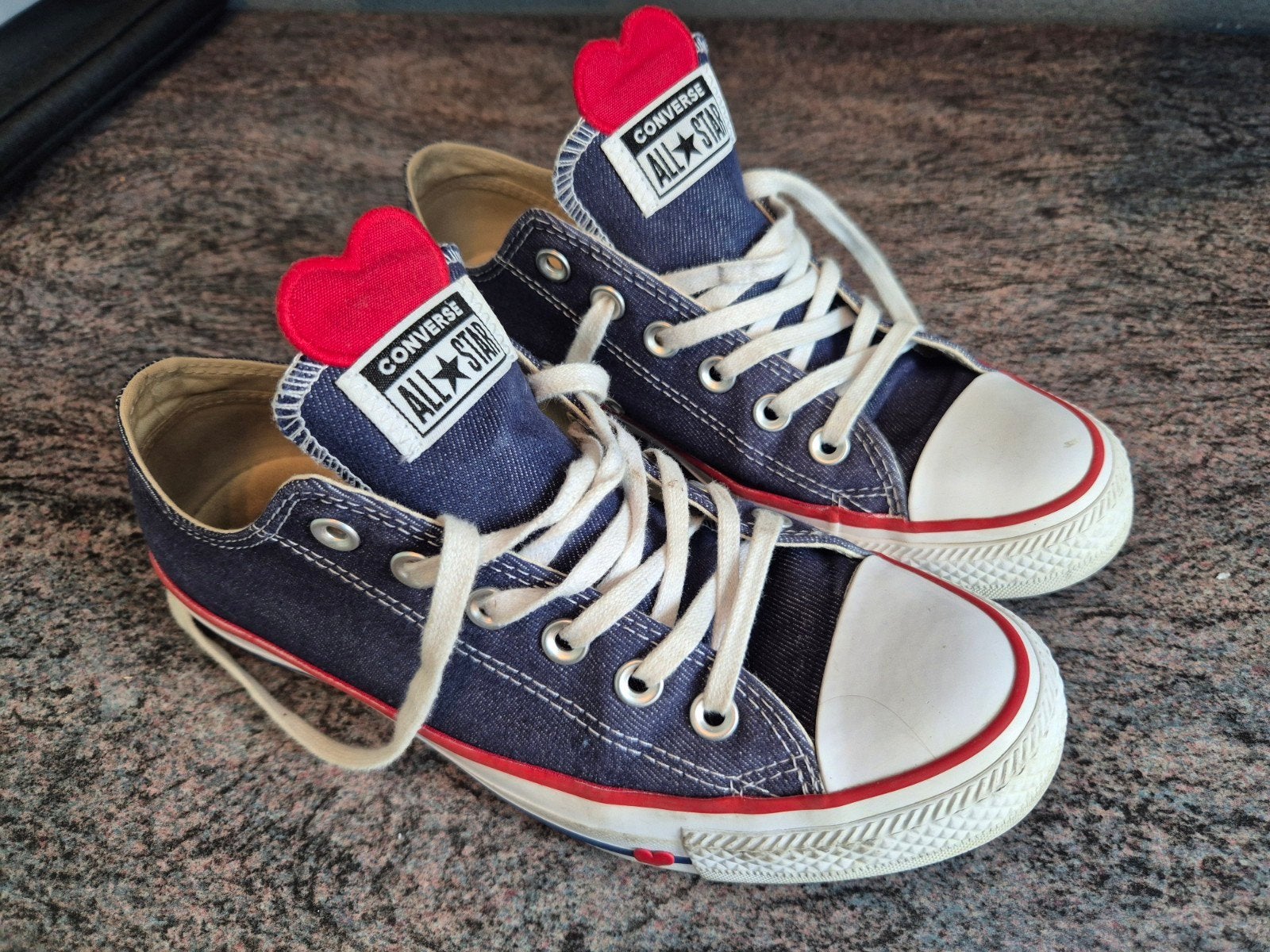 All Stars sneakers met hartje, maat 39, Blauw, Converse, Ophalen of Verzenden, Sneakers of Gympen