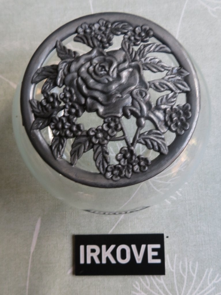 POTPOURRI HOUDER * Tinnen Deksel *, Verzenden