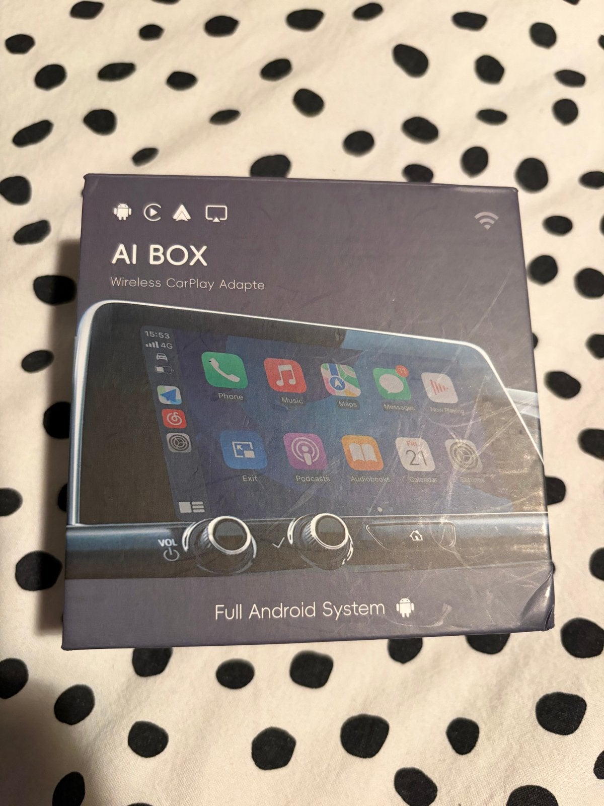 AI Box Wireless CarPlay Adapter - Full Android System, Ophalen, Nieuw
