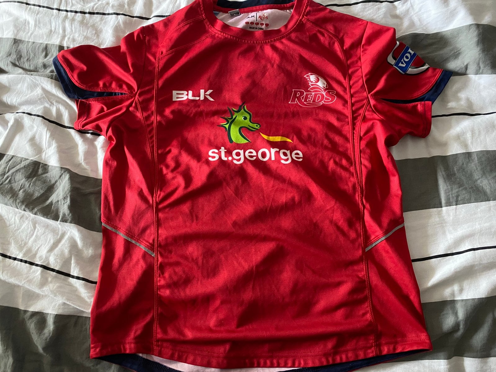 Queensland Reds Rugby Shirt (Large), Sport en Fitness, Rugby, Verzenden, Zo goed als nieuw, Kleding