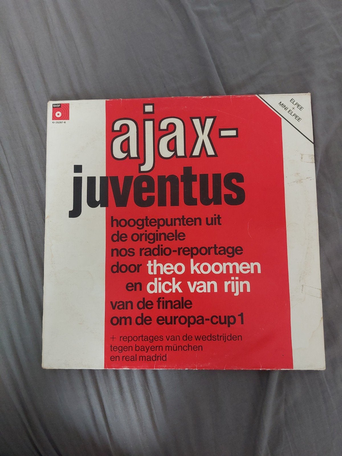 Ajax - Juventus Hoogtepunten Europa Cup 1 LP, Gebruikt, Overige genres, 7 inch, Ophalen of Verzenden