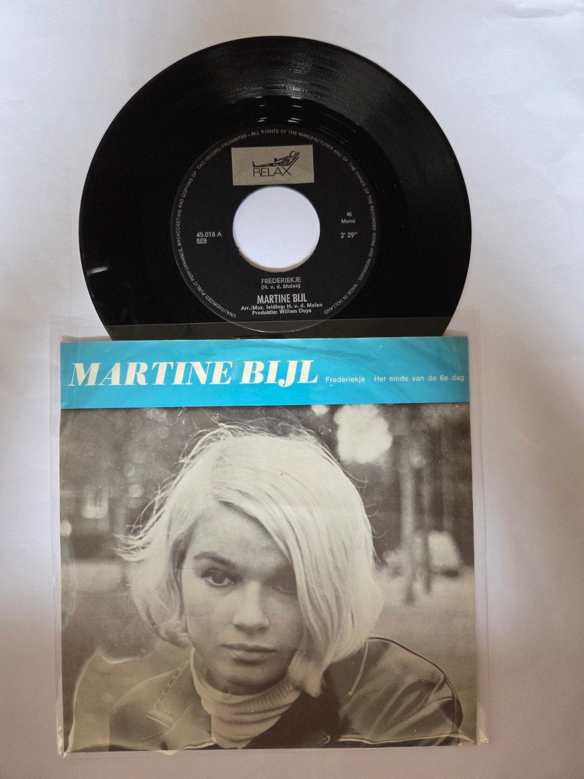 Martine Bijl - Frederiekje, Ophalen of Verzenden, Gebruikt, 7 inch, Single