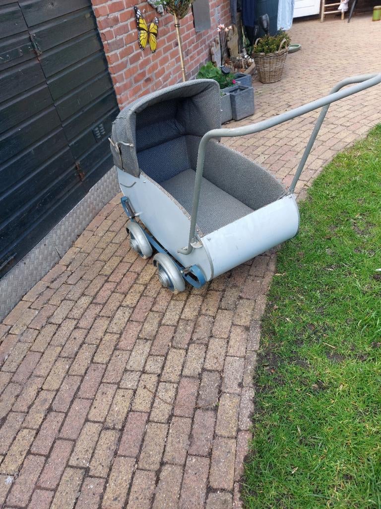 Prachtige oude kinderwagen , Van Werven Meppel ., Ophalen of Verzenden