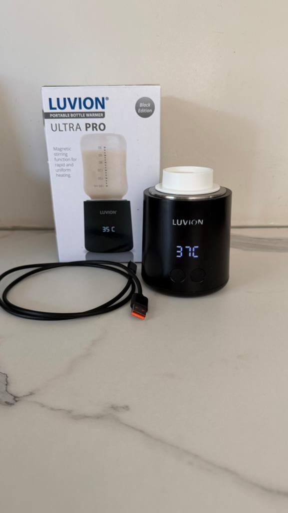 Luvion flessenwarmer, Ophalen of Verzenden, Zo goed als nieuw, Flessen- of potjesverwarmer