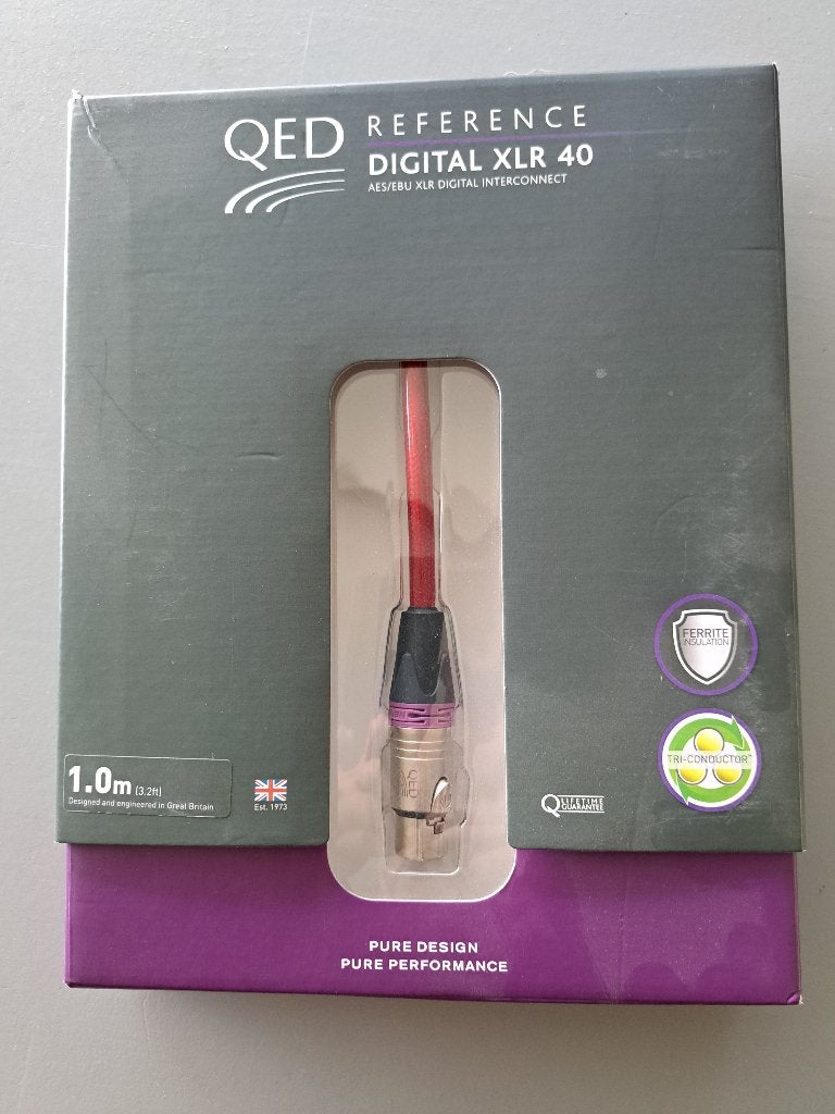 QED reference aes ebu interlink, Ophalen of Verzenden, Zo goed als nieuw, Minder dan 2 meter, Interlink-kabel