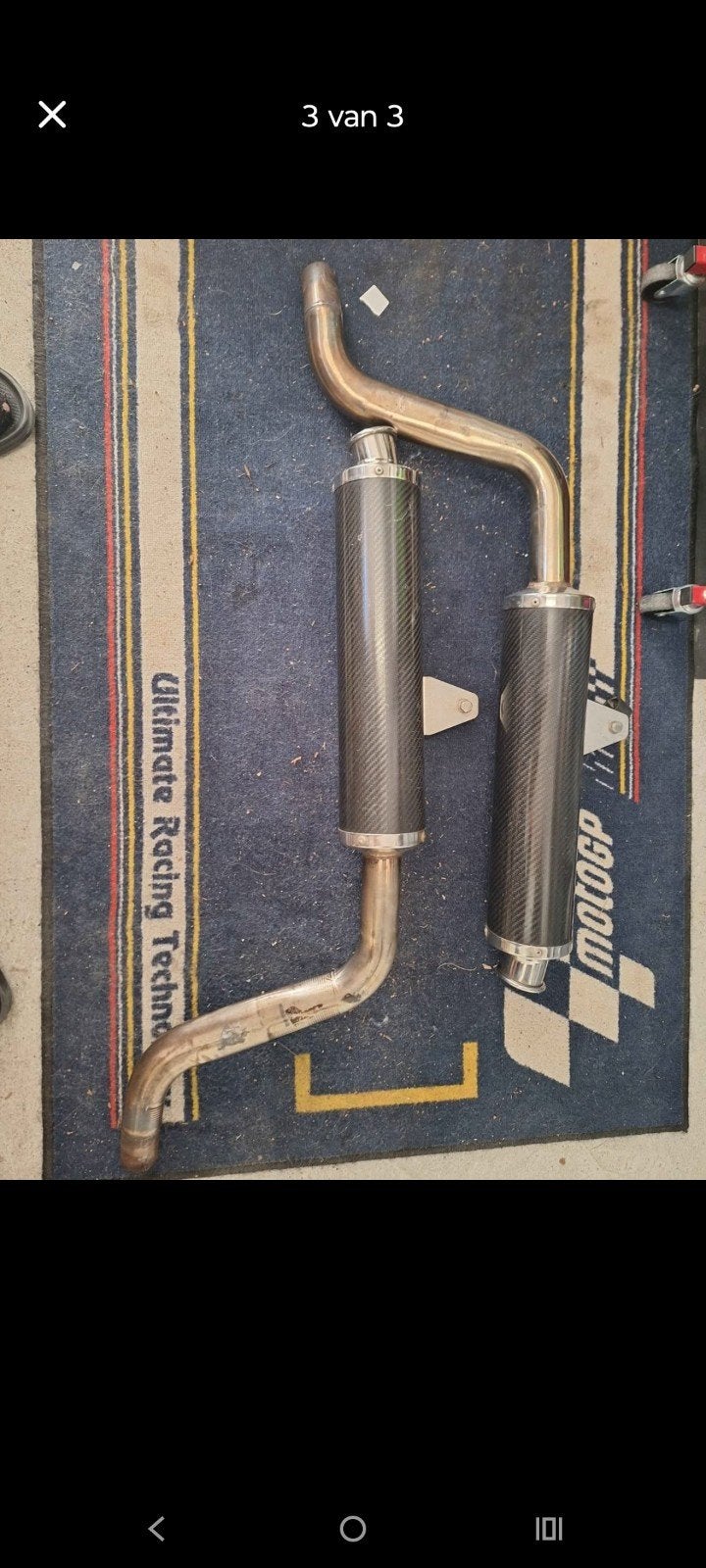 Spark High Mount Uitlaten Ducati Monster 900ie, Ophalen, Gebruikt