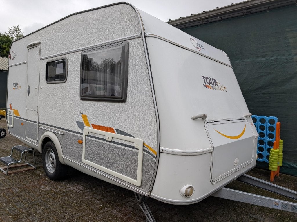 TEC tour 400 + voortent, T.E.C., Rondzit, Bedrijf, Schokbreker