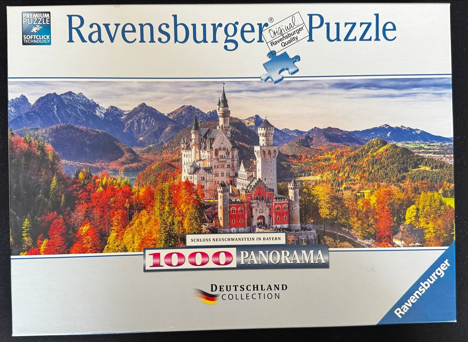 Ravensburger puzzel - “Slot Neuschwanstein” (1000 stukjes), Ophalen of Verzenden, 500 t/m 1500 stukjes, Zo goed als nieuw, Legpuzzel
