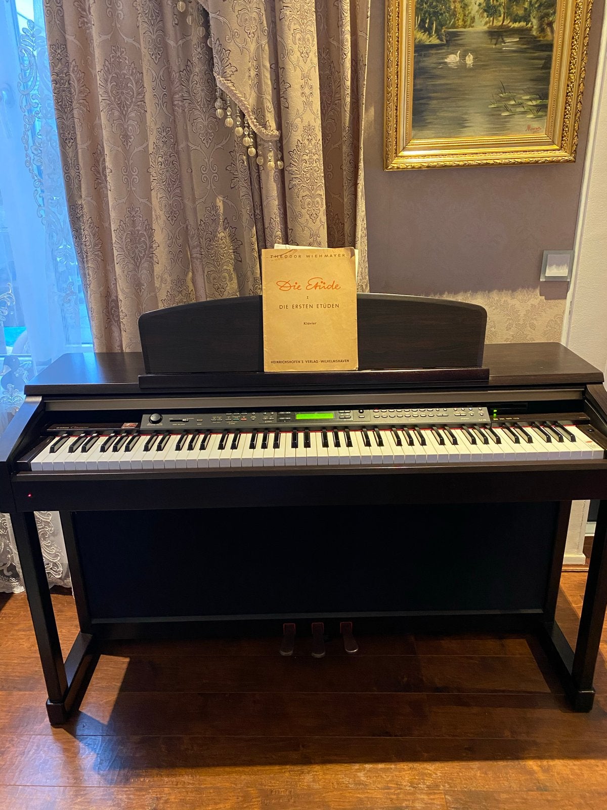 Yamaha Clavinova CLP-170 Digitale Piano, Ophalen, Bruin, Digitaal, Zo goed als nieuw