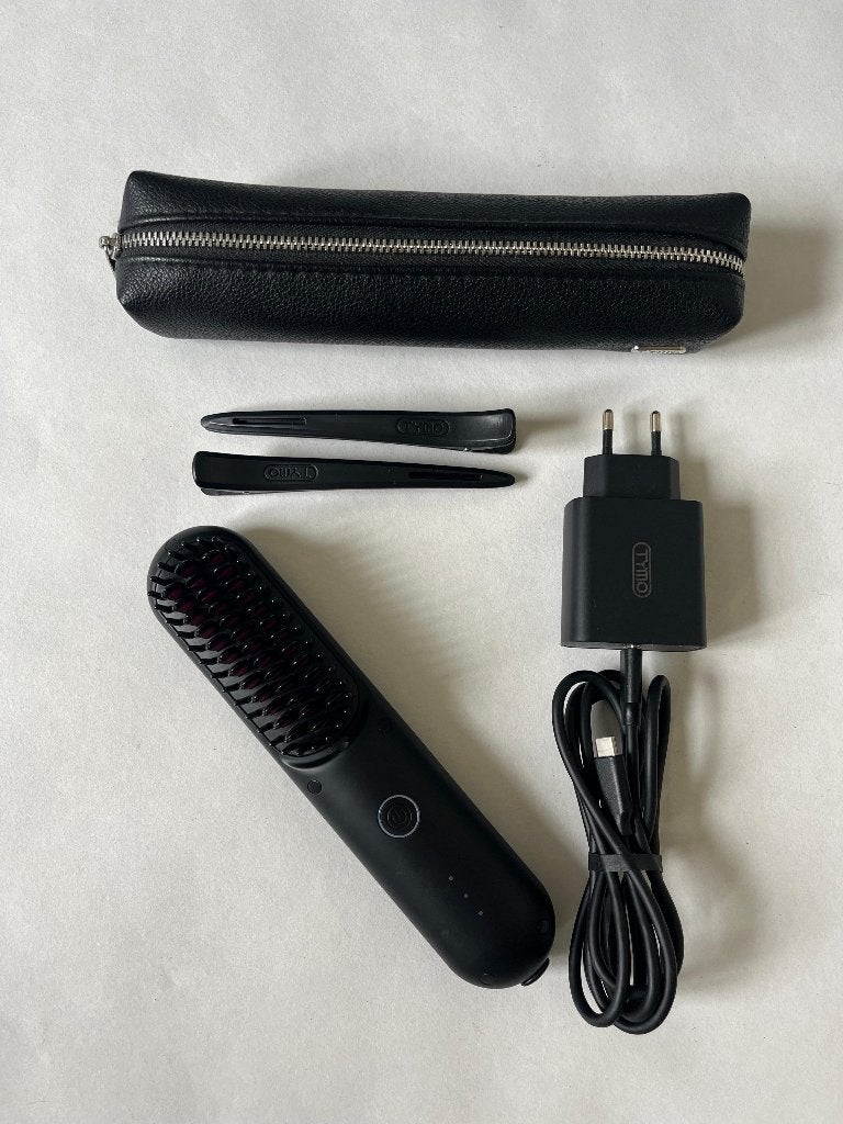 TYMO PORTA PRO Cordless Hair Straightener Brush, Ophalen, Zo goed als nieuw, Krultang of Stijltang