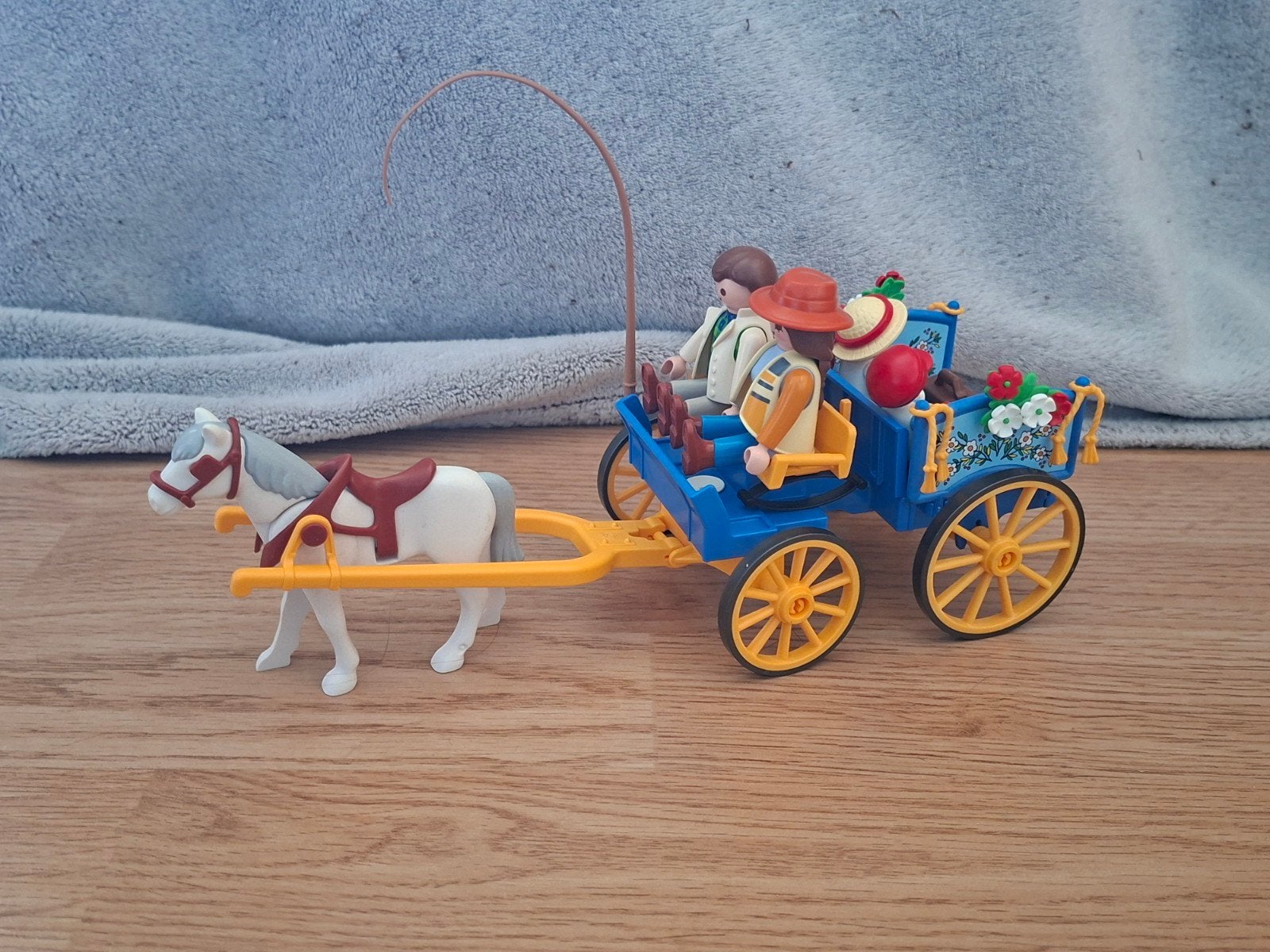 Playmobil paardenkoets, Ophalen, Gebruikt