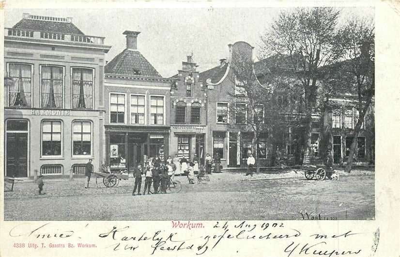 380-702-021 Workum, Verzenden, Voor 1920, Friesland