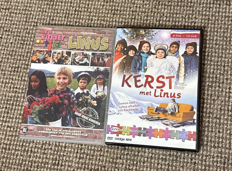 2x DVD Linus: Linus en Kerst met Linus, Alle leeftijden, Zo goed als nieuw, Familie, Film