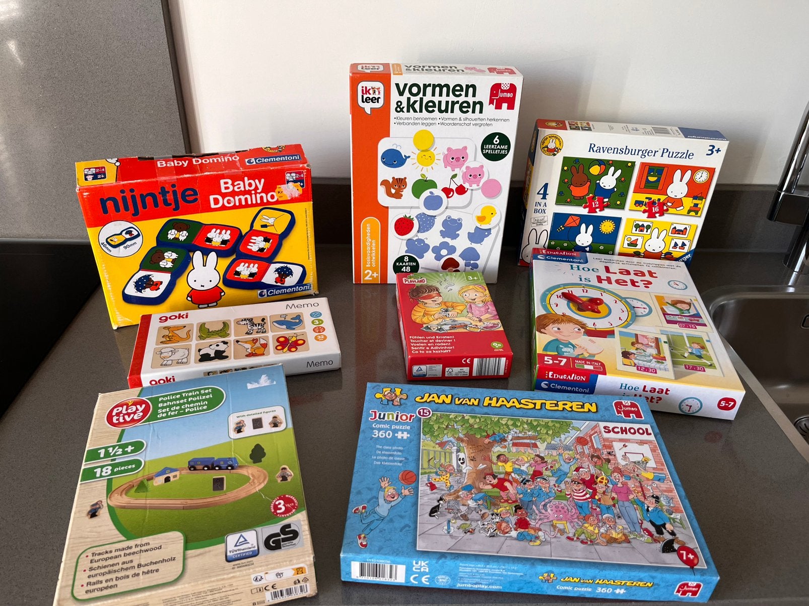 Leuke peuter/kleuter spelletjes - educatief, creatief & leuk, Ophalen of Verzenden, Zo goed als nieuw