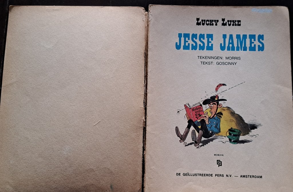 Lucky Luke - Jesse James, Eén stripboek, Ophalen of Verzenden, Gelezen