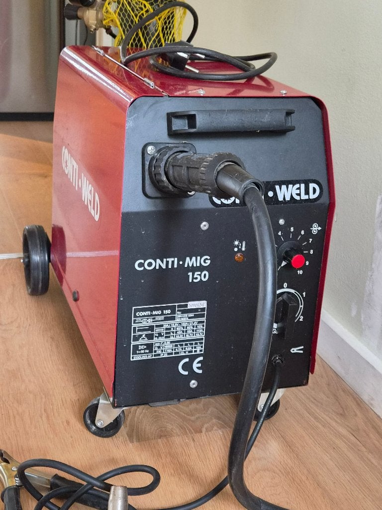 Conti-Weld 150 MIG, Ophalen, Gebruikt, 150 tot 250 ampère, Co2