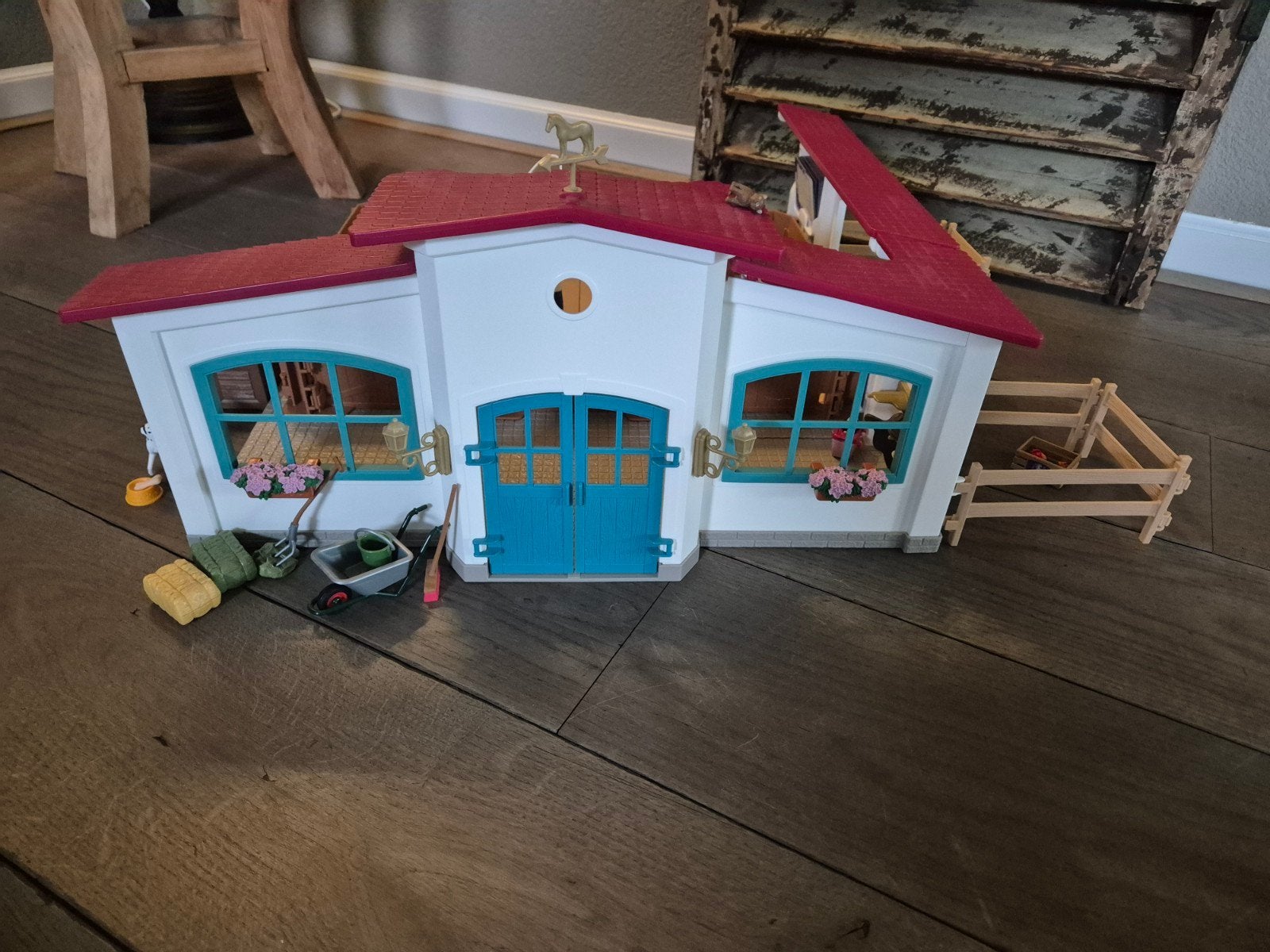 Sleich dressuurbak, Ophalen of Verzenden, Zo goed als nieuw, Poppenhuis