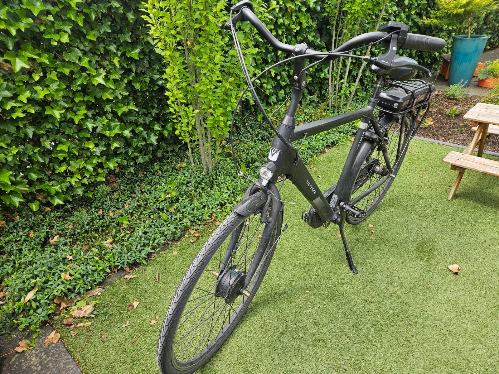 Electrische heren fiets (opknapper), Fietsen en Brommers, Ophalen, Gebruikt, Overige merken