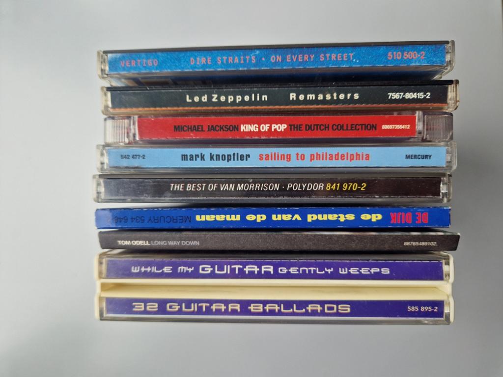 Diverse CD's: Dire Straits, Led Zeppelin, Michael Jackson, Ophalen of Verzenden, 1990 - 1999, Gebruikt, Boxset