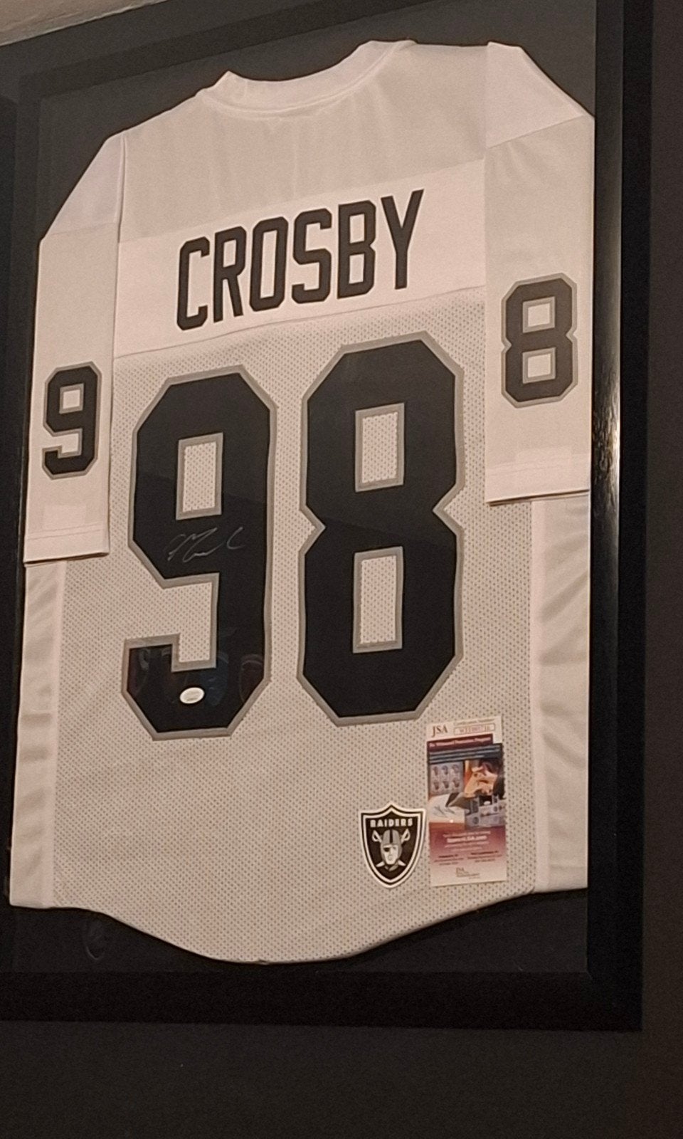 NFL RAIDERS GESIGNEERDE FAN JERSEY, Ophalen of Verzenden, Nieuw, Shirt