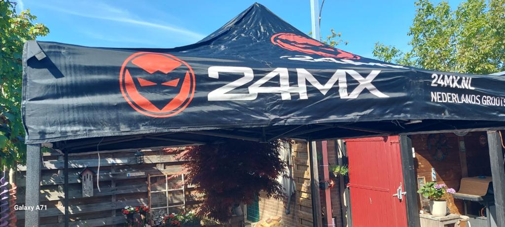 MX24 Crosstent partytent, Tuin en Terras, Partytenten, Ophalen, Zo goed als nieuw, Minder dan 5 meter