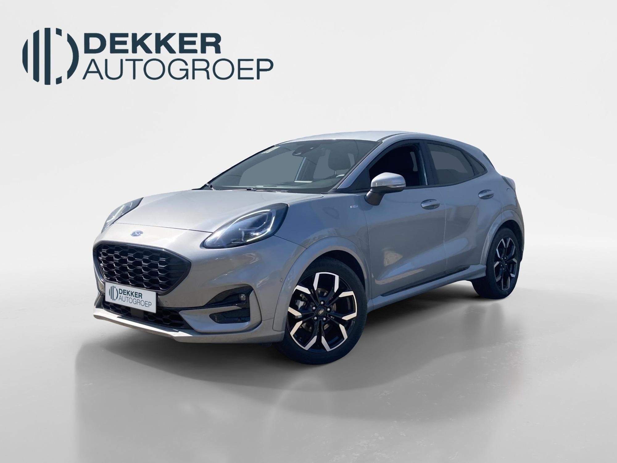 Ford Puma 1.0 EcoBoost Hybrid 155pk ST-line-X Automaat Navig, Leder en Stof, 665 kg, Bedrijf, 155 pk