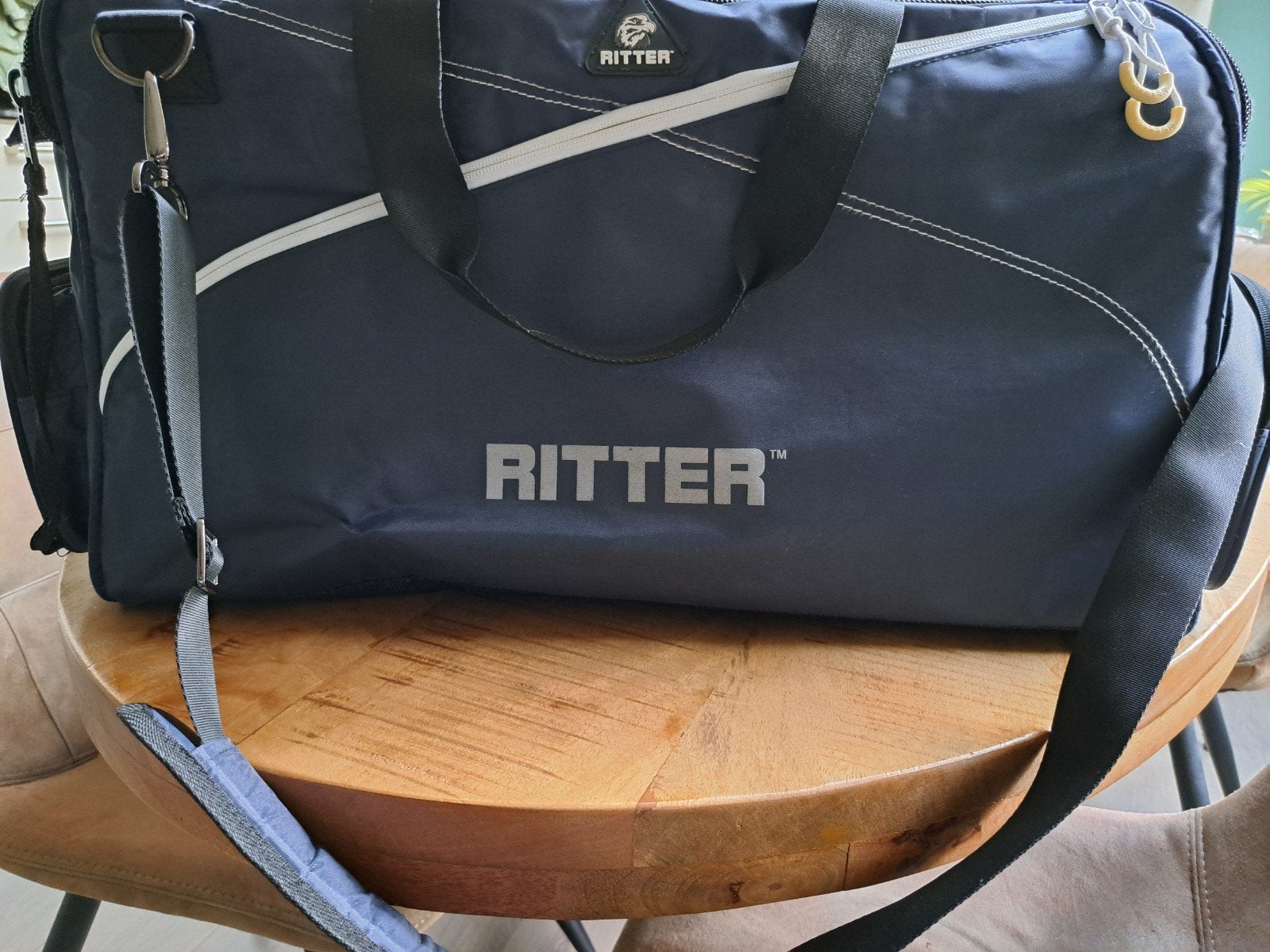 Ritter trompettas - Donkerblauw, Muziek en Instrumenten, Ophalen, Zo goed als nieuw, Overige instrumenten