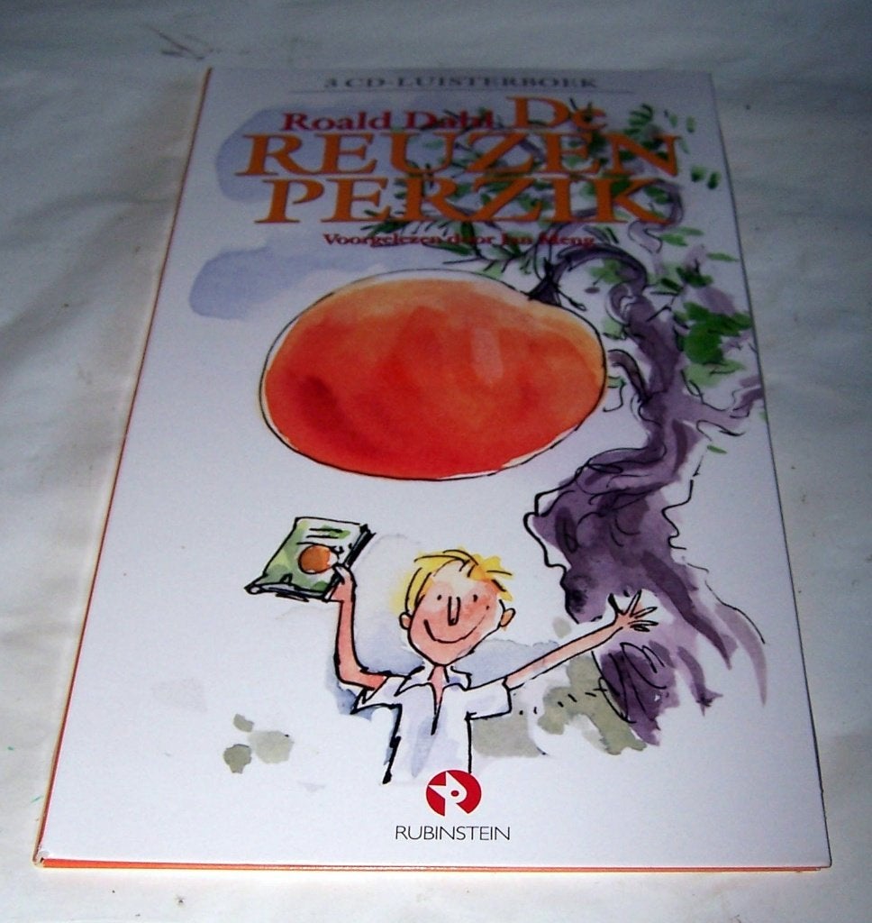 Roald Dahl-De Reuzenperzik luister Cd (3x). Izgs., Ophalen of Verzenden, Roald Dahl, Cd, Kind