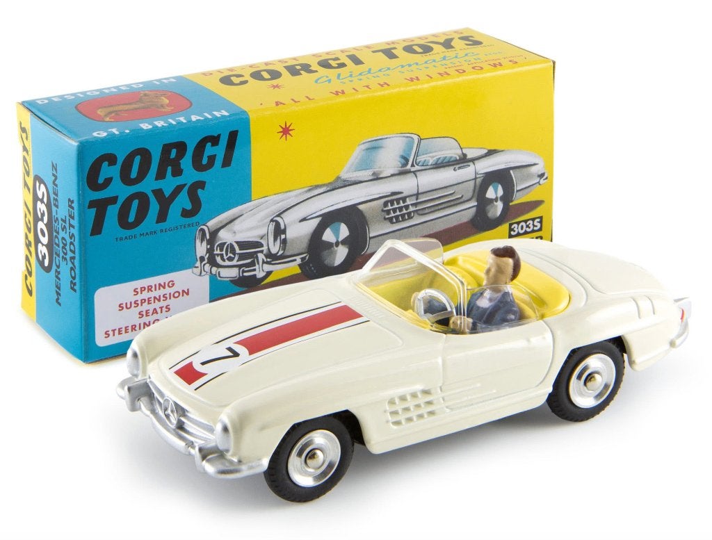 Mercedes Benz 300 SL Open CREME 1/46 CORGI NEW ref. 303S