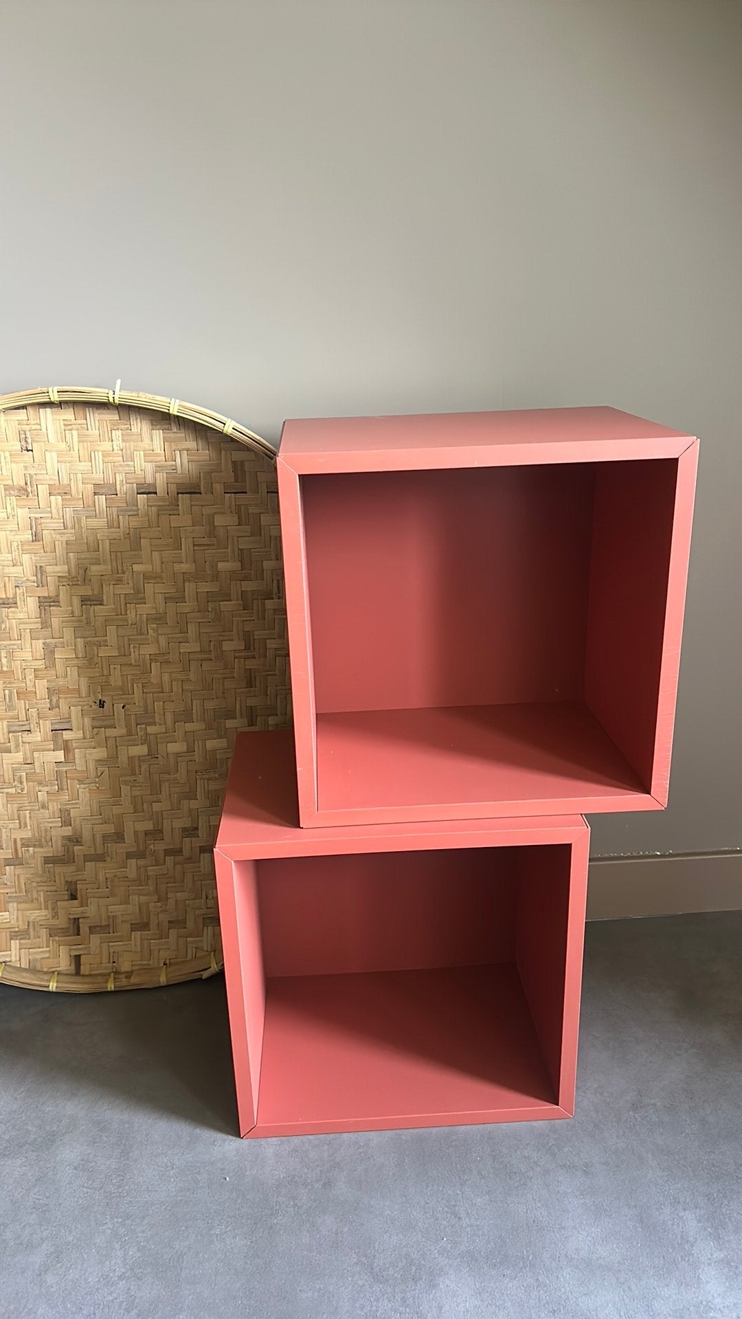 IKEA Eket Kastje - Rood (2 stuks), Huis en Inrichting, Kasten | Overige, Zo goed als nieuw, Ophalen