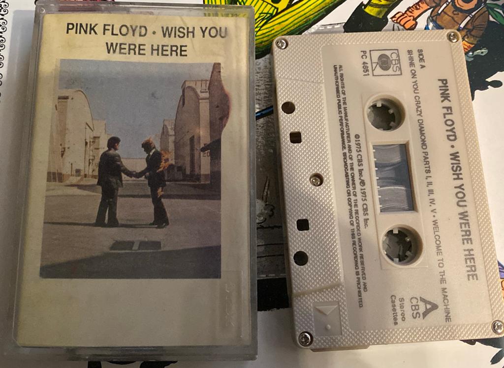 Pink Floyd cassette wish you were here, Cd's en Dvd's, Ophalen of Verzenden, Zo goed als nieuw, 1 bandje