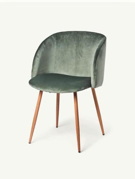 4x Stoel fluweel Sostrene Grene, Ophalen, Overige materialen, Gebruikt, Overige kleuren