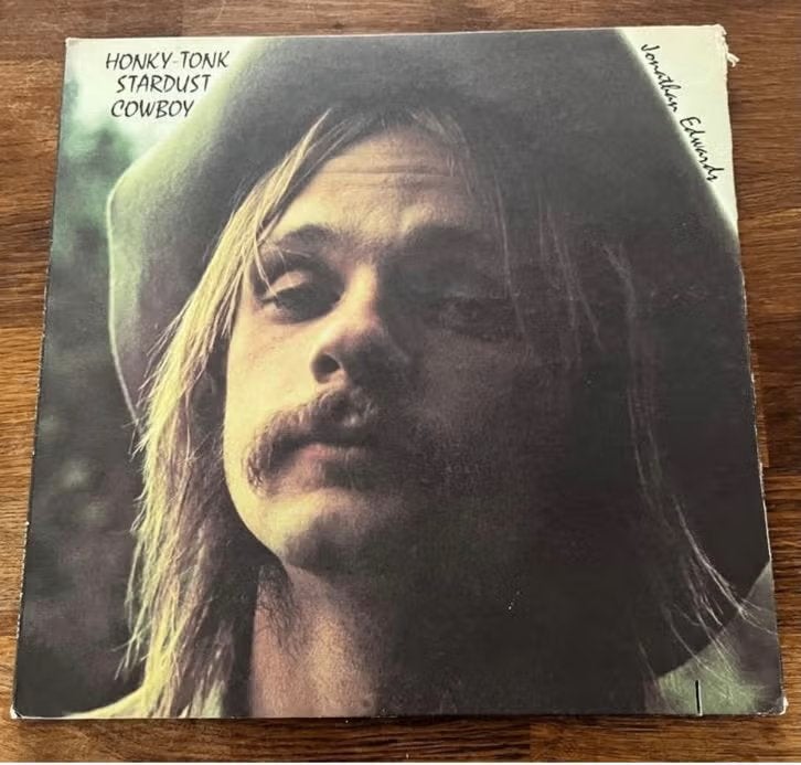LP Jonathan Edwards Honky Tonk Stardust Cowboy, Cd's en Dvd's, Vinyl | Verzamelalbums, Zo goed als nieuw, Wereldmuziek, 12 inch