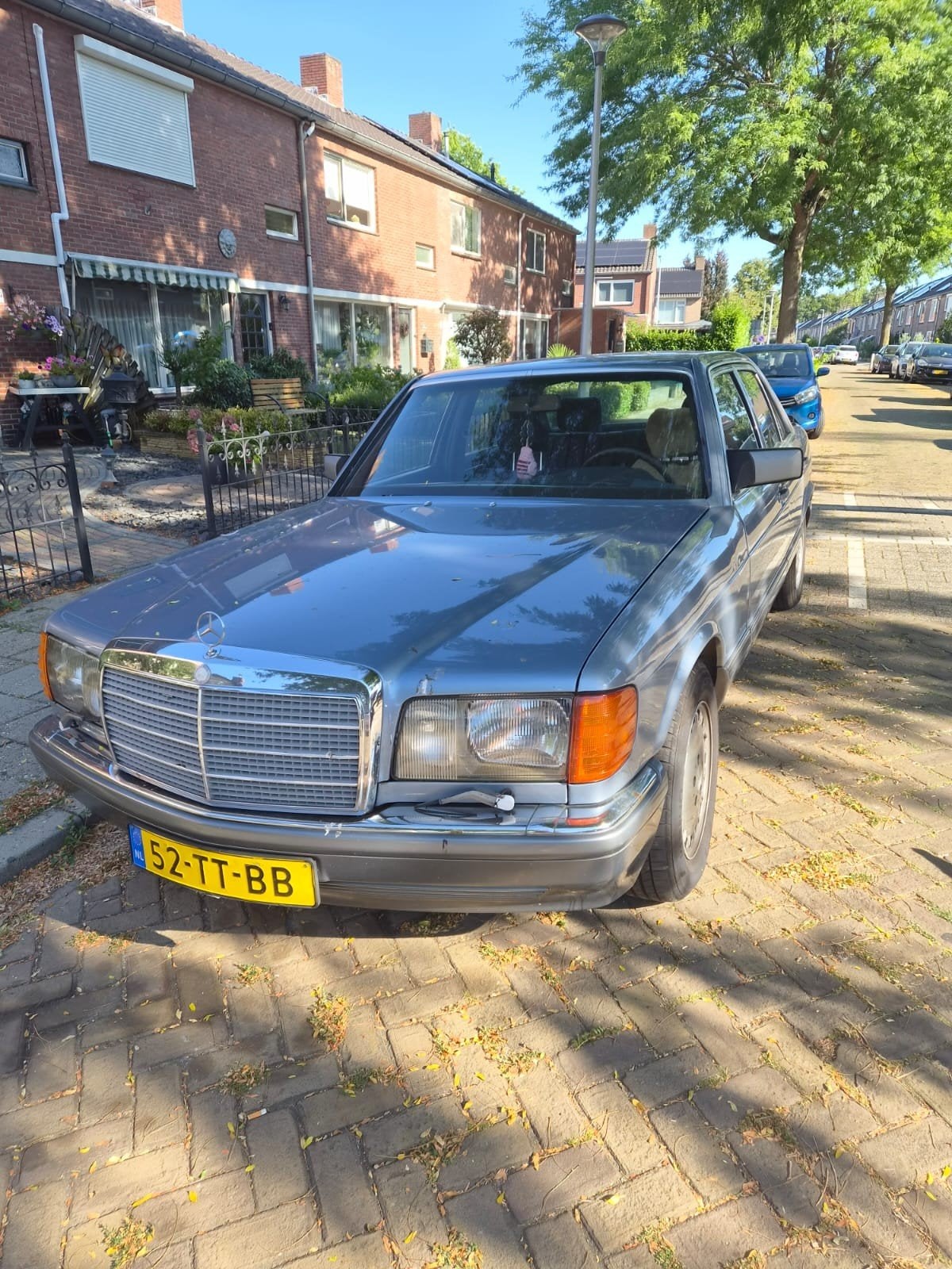 Mercedes-Benz S-Klasse 3.0 300 SE AUT K6 1988 Blauw, Auto's, Mercedes-Benz, Automaat, Achterwielaandrijving, 1573 kg, Particulier