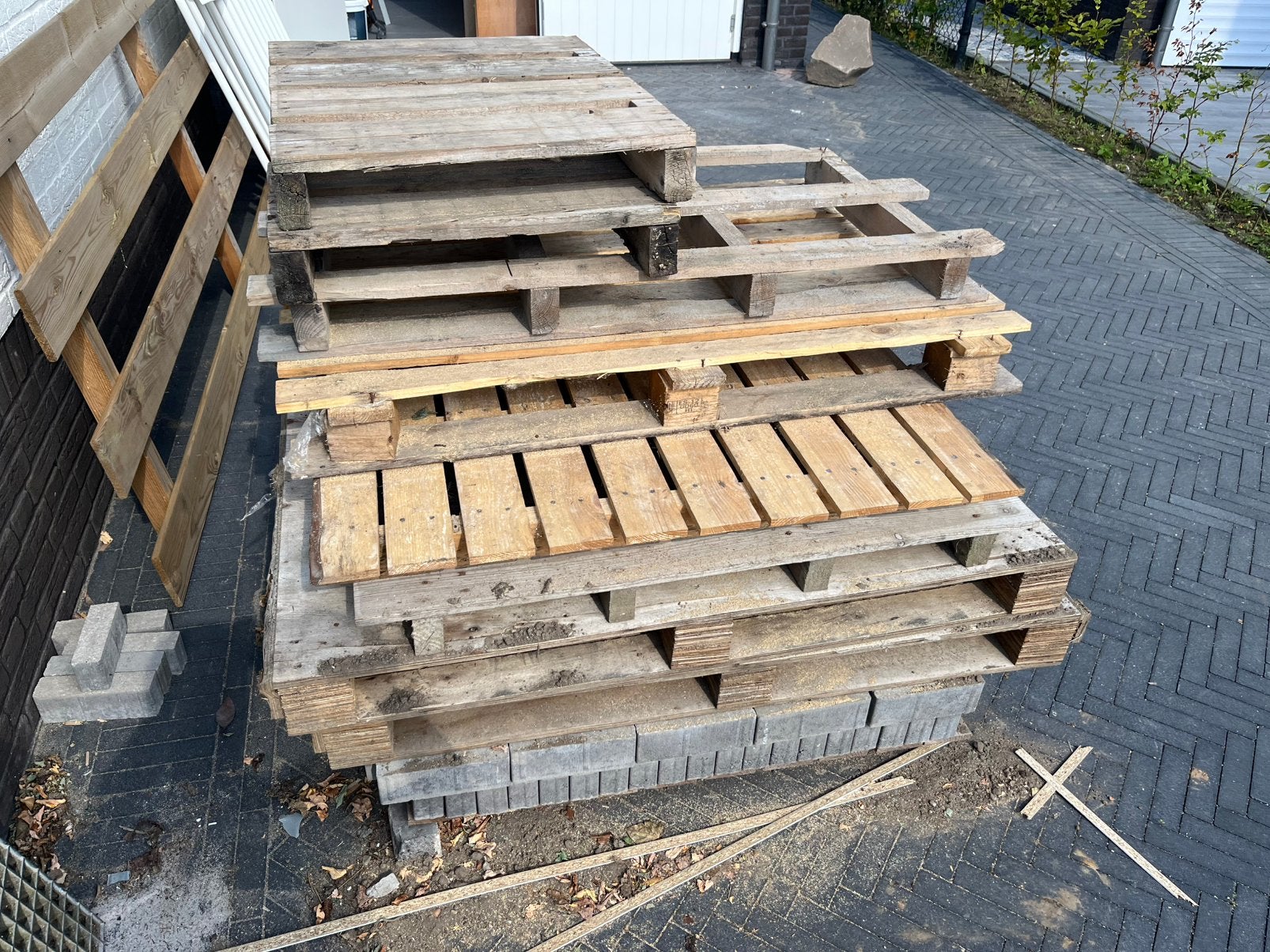 Pallets - Gratis afhalen, Doe-het-zelf en Verbouw, Ophalen, Gebruikt, 50 mm of meer, Pallet